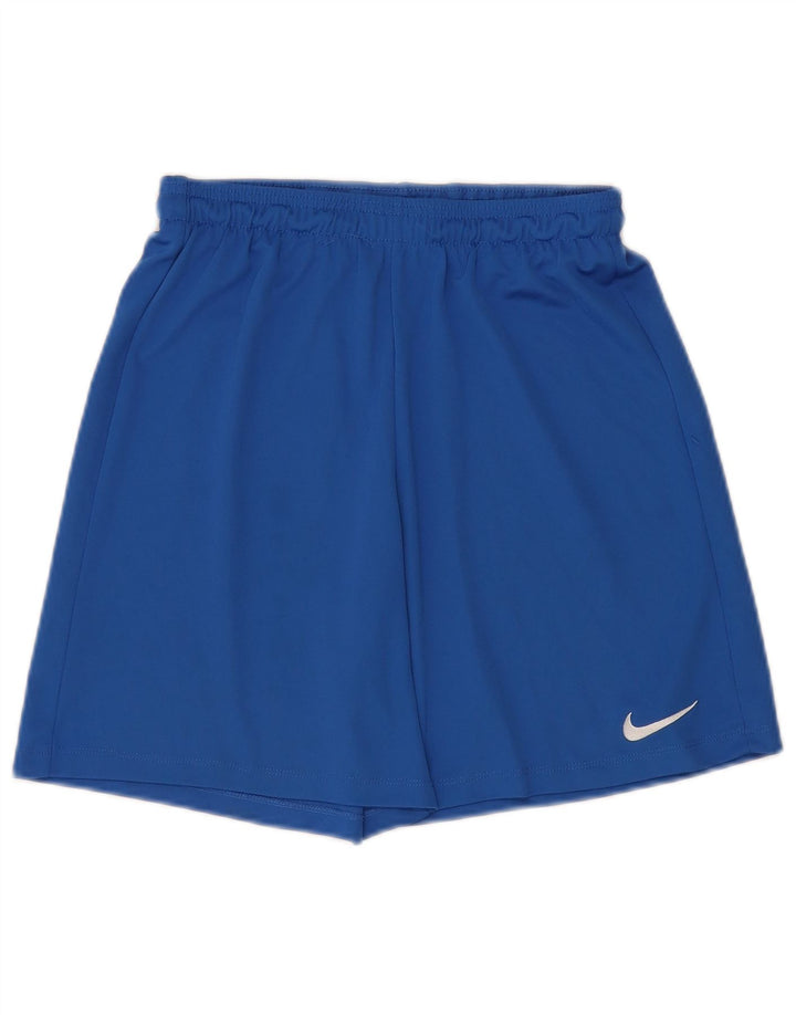 Nike Boys Dri Fit Sport Shorts 13-14 Years XL Blue Polyester