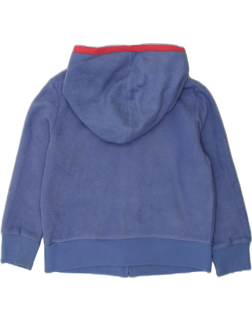 GAP Girls Graphic Hooded Fleece Jacket 4-5 Years XS Blue Polyester | Vintage Gap | Thrift | Second-Hand Gap | Used Clothing | Messina Hembry 