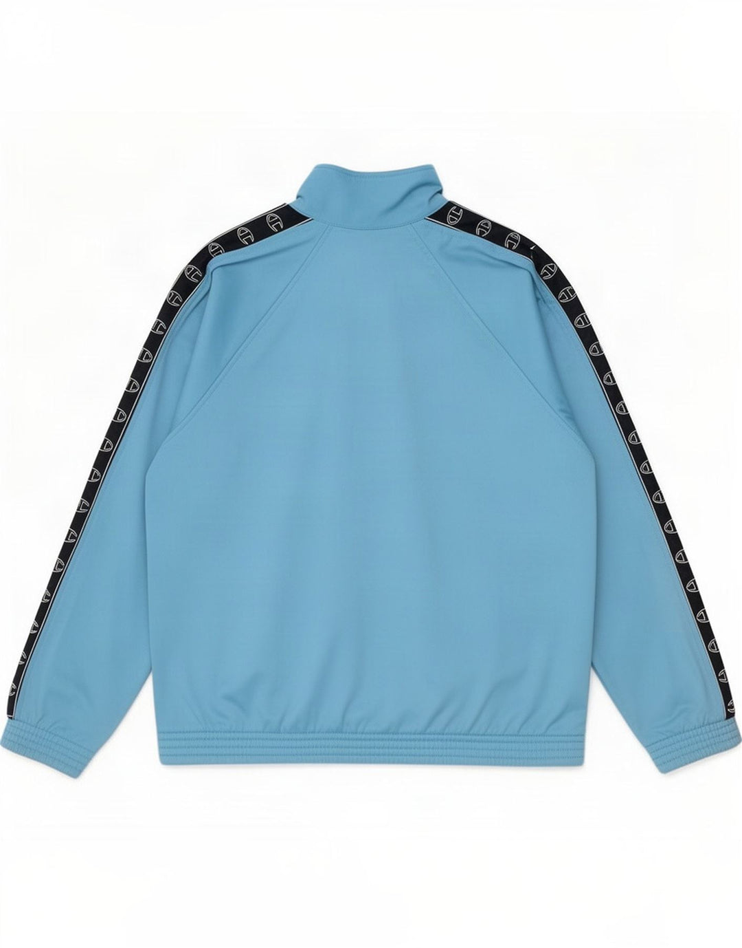 Champion Mens Graphic Tracksuit Top Jacket Large Blue Colourblock Polyester