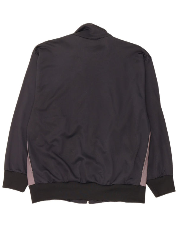 F.LLI Campagnolo Mens Tracksuit Top Jacket UK 36 Small Black Colourblock
