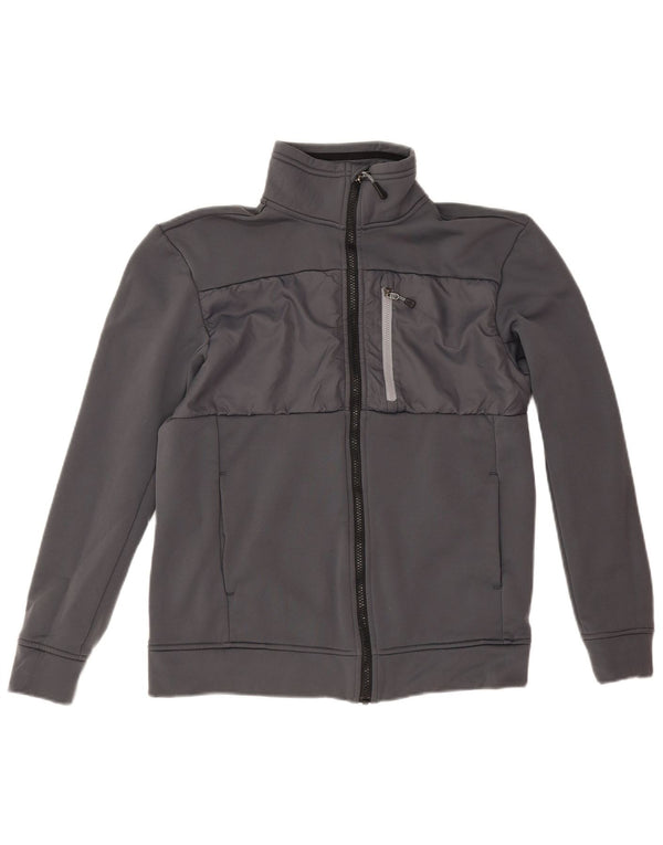 The North Face Mens Tracksuit Top Jacket Small Grey Polyester