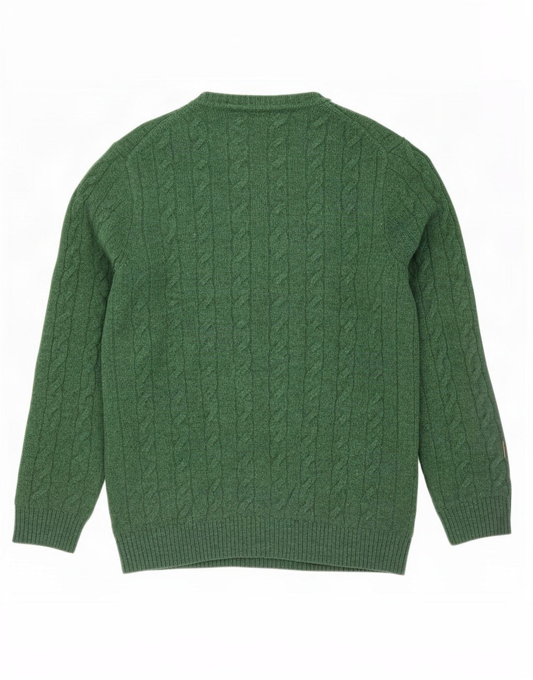 Gant Mens Boat Neck Jumper Sweater Large Green Lambswool