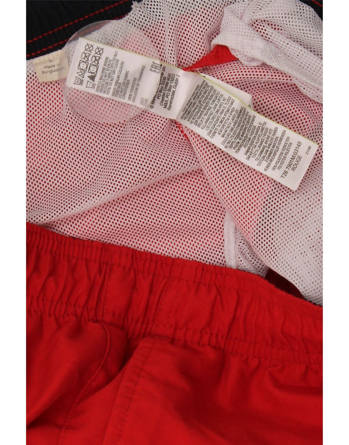 Marks & Spencer Mens Swimming Shorts Large  Red Polyester