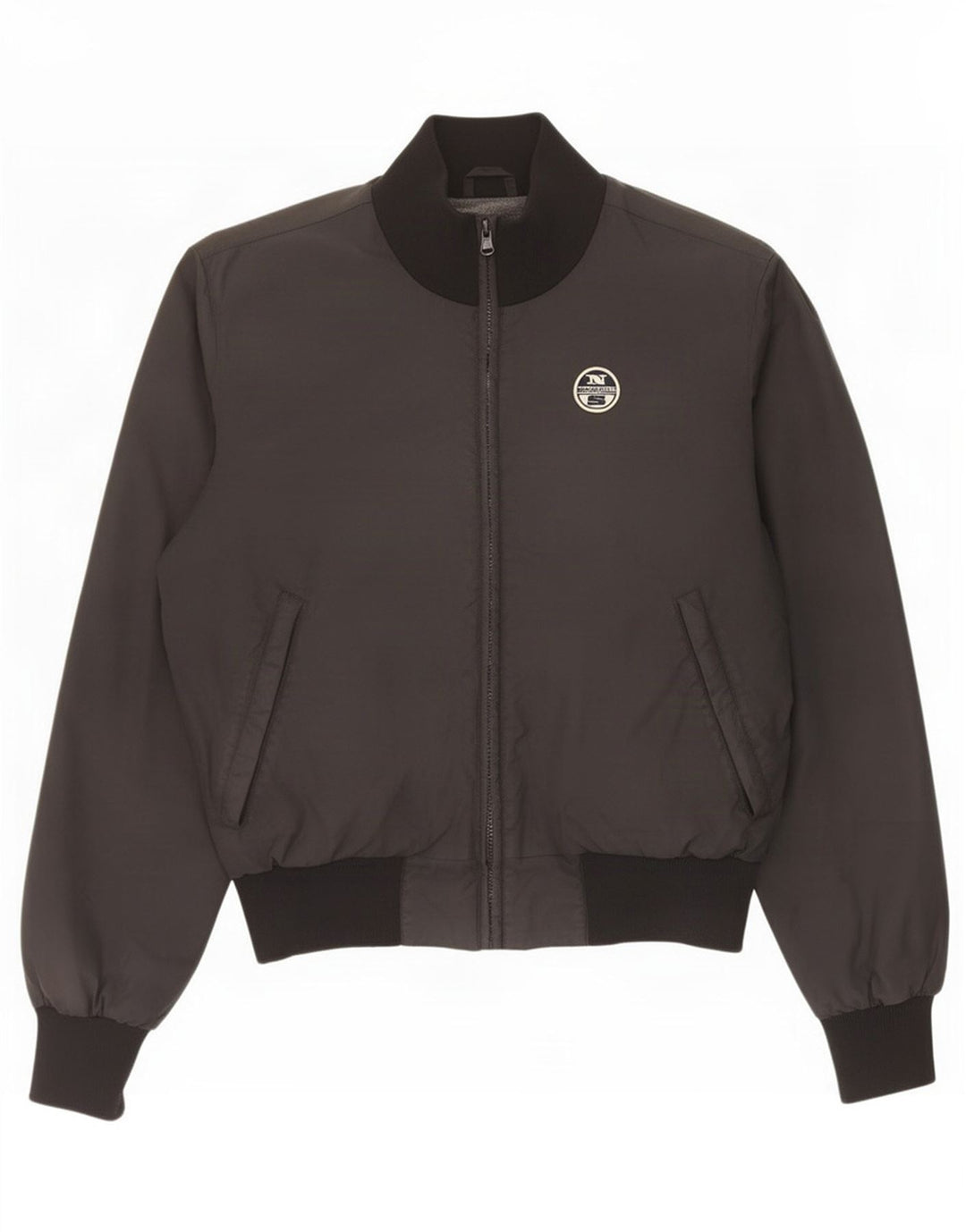 North Sails Mens Bomber Jacket UK 38 Medium Black Nylon