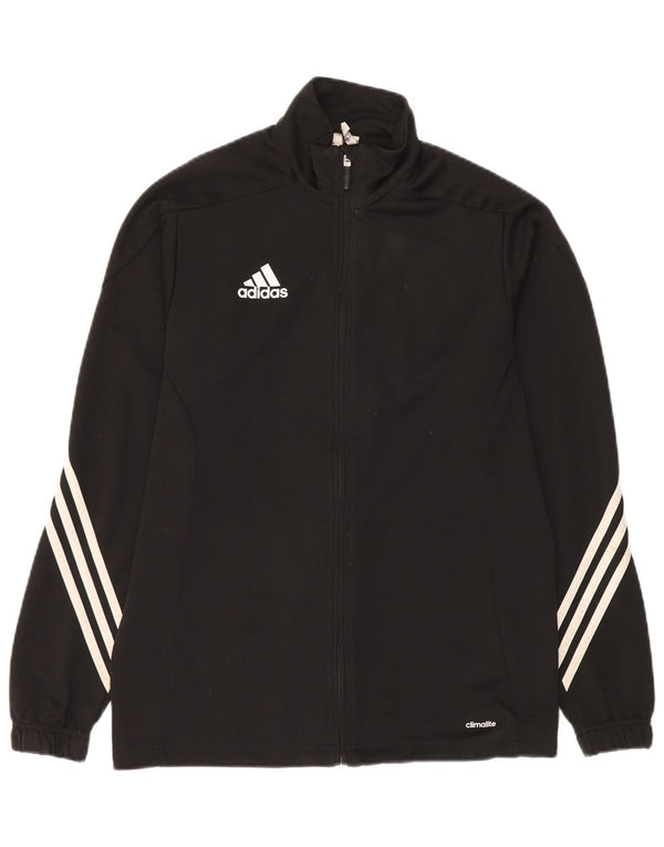 Adidas Mens Climalite Tracksuit Top Jacket Medium Black Polyester