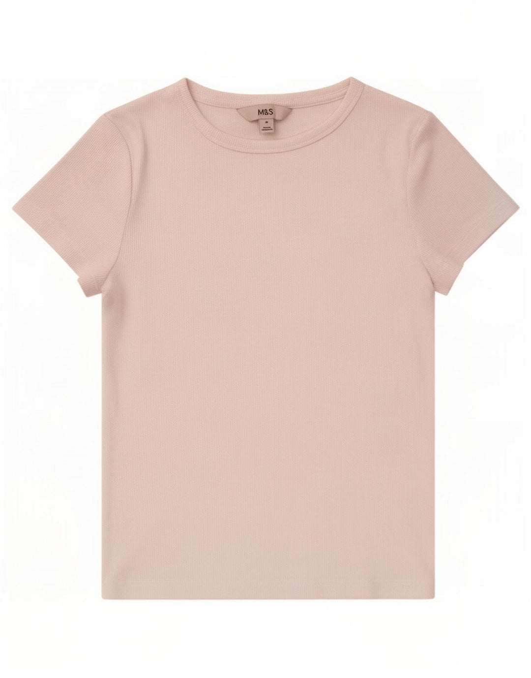 Marks & Spencer Womens T-Shirt Top UK 10 Small White