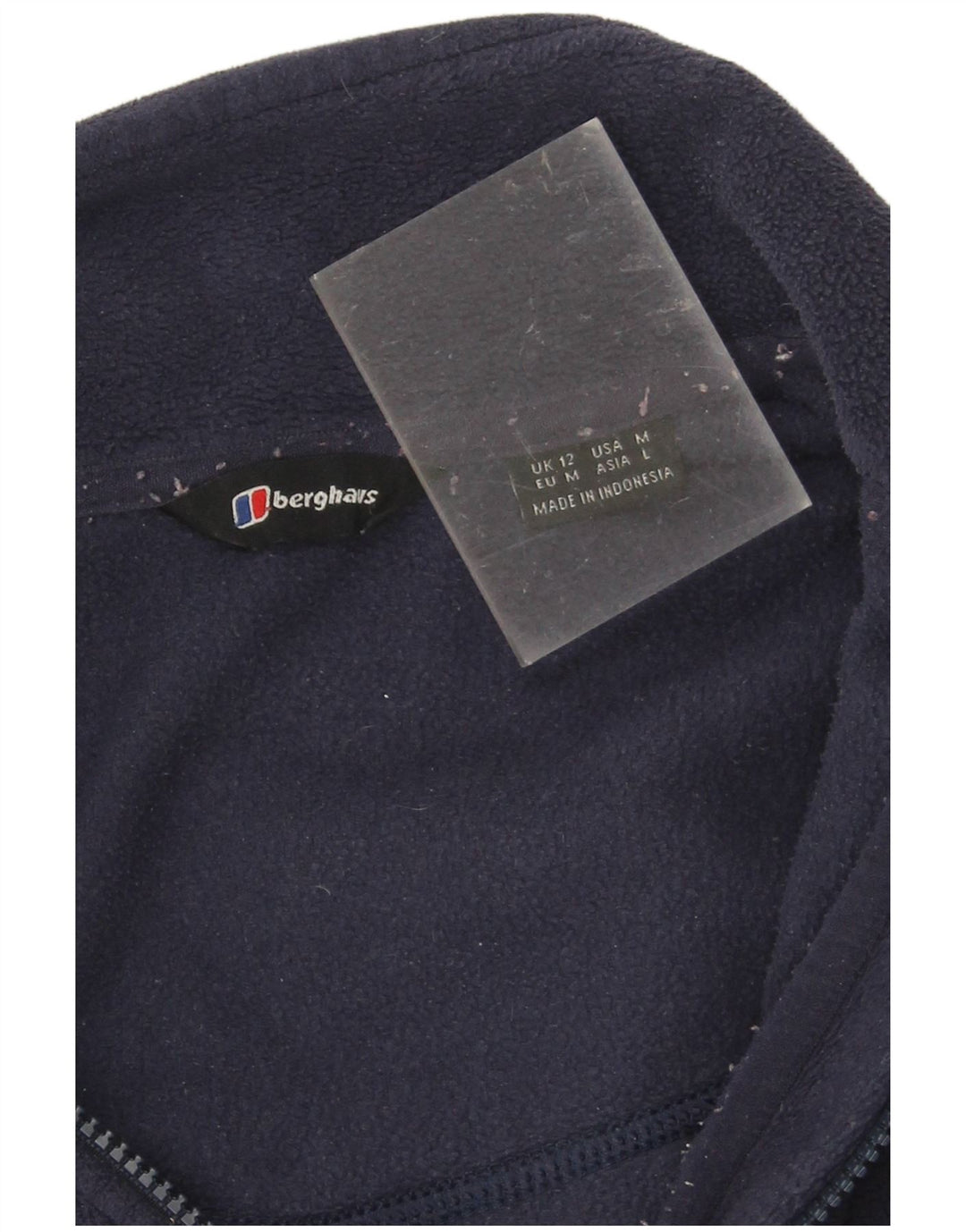 Berghaus Womens Fleece Jacket UK 12 Medium  Navy Blue Polyester