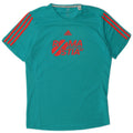 Adidas Mens Climalite Graphic T-Shirt Top Small Turquoise Polyester