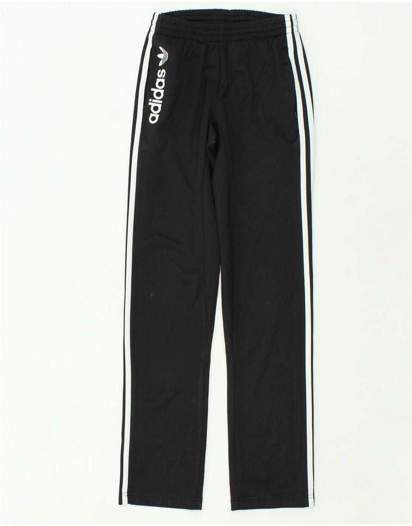 ADIDAS Mens Tracksuit Trousers Small Black Polyester | Vintage Adidas | Thrift | Second-Hand Adidas | Used Clothing | Messina Hembry 