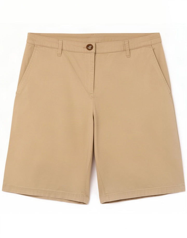 Benetton Womens Casual Shorts Large W32 Beige