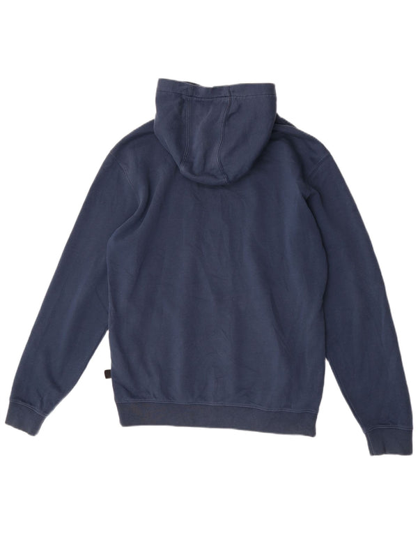 Quiksilver Boys Graphic Hoodie Jumper 15-16 Years XL Navy Blue Cotton