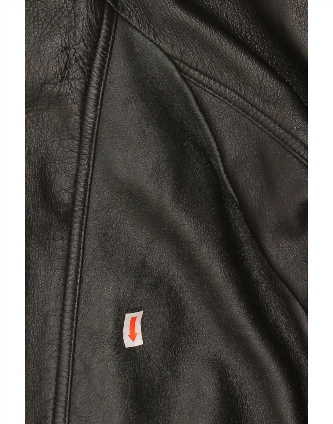 MORENA Womens Leather Jacket EU 40 Medium Black