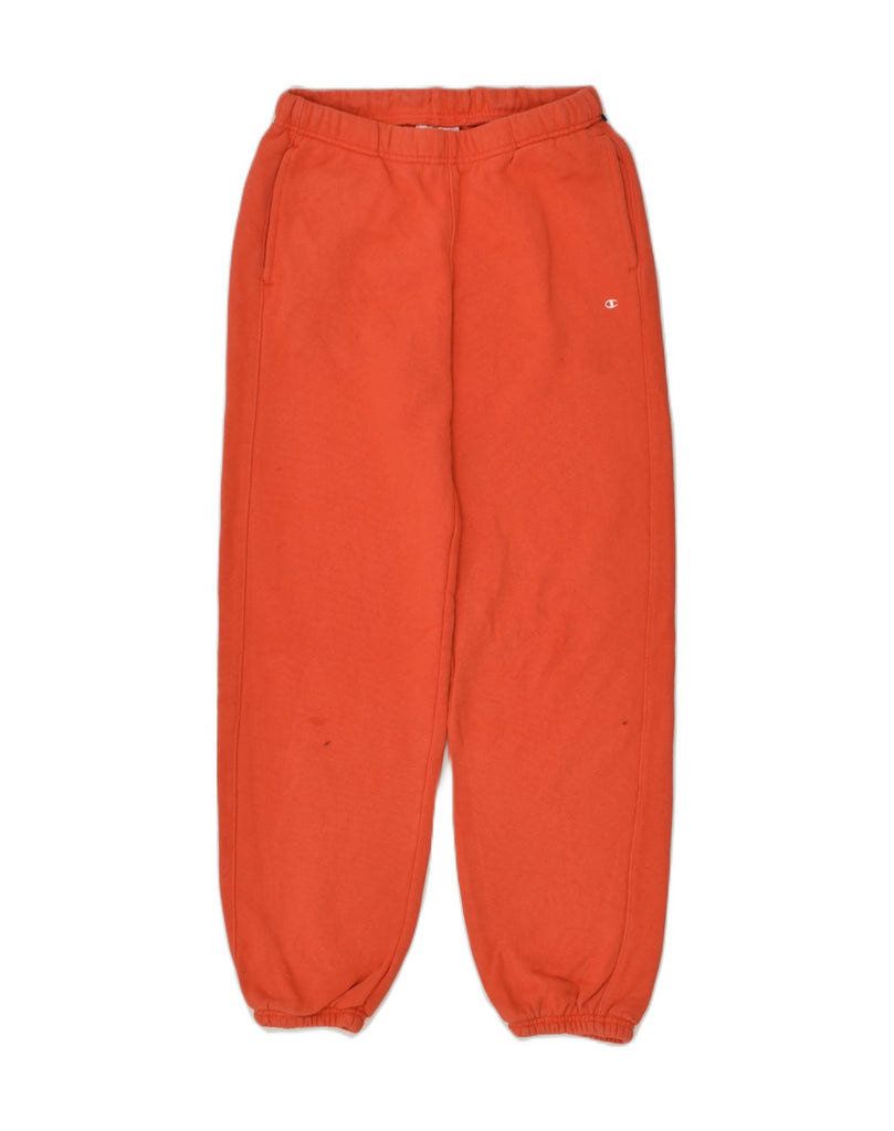 CHAMPION Mens Tracksuit Trousers Joggers XS Orange Cotton | Vintage Champion | Thrift | Second-Hand Champion | Used Clothing | Messina Hembry 