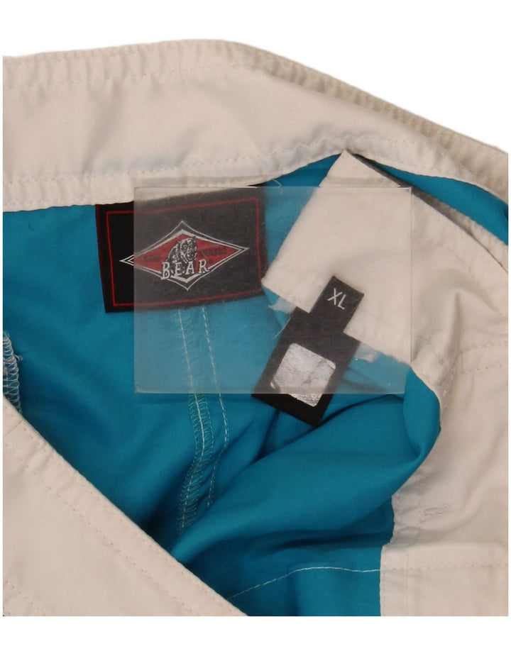Bear Mens Swimming Shorts XL Blue Colourblock