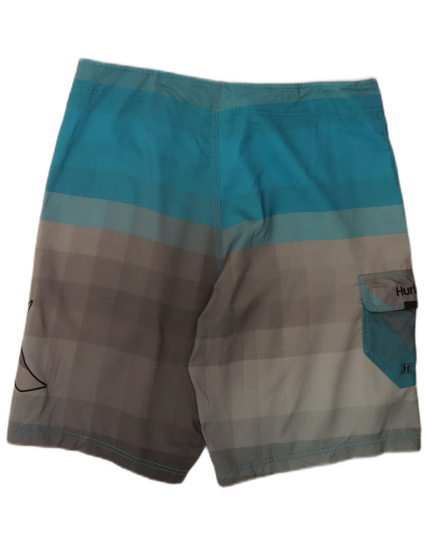 Hurley Mens Graphic Swimming Shorts Large Multicoloured Colourblock