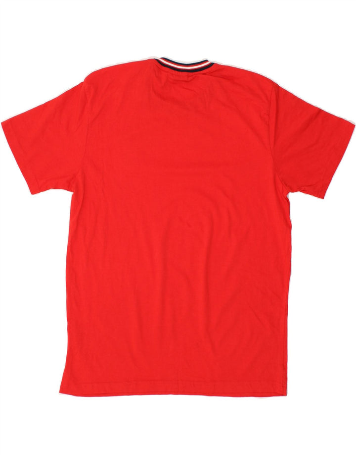 FILA Mens T-Shirt Top Small Red Cotton Vintage Fila and Second-Hand Fila from Messina Hembry 