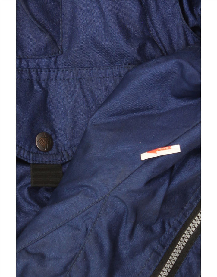 Spidi Mens Racer Jacket UK 38 Medium Navy Blue Colourblock Polyester