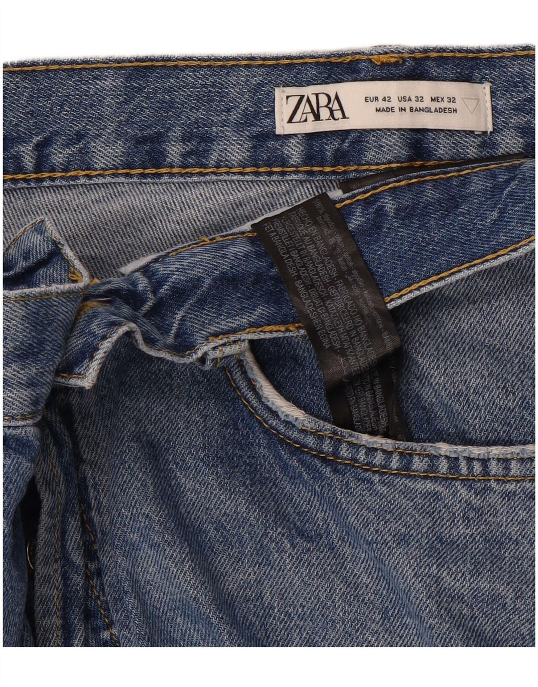 ZARA Mens Tapered Jeans EU 42 Large W32 L26 Blue Cotton