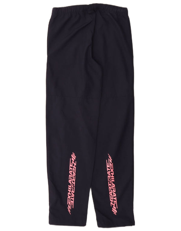Adidas Womens Heritage Graphic Tracksuit Trousers UK 6 XS Navy Blue