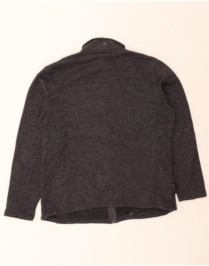 MOUNTAIN WAREHOUSE Mens Tracksuit Top Jacket 2XL Grey Flecked Polyester Vintage Mountain Warehouse and Second-Hand Mountain Warehouse from Messina Hembry 