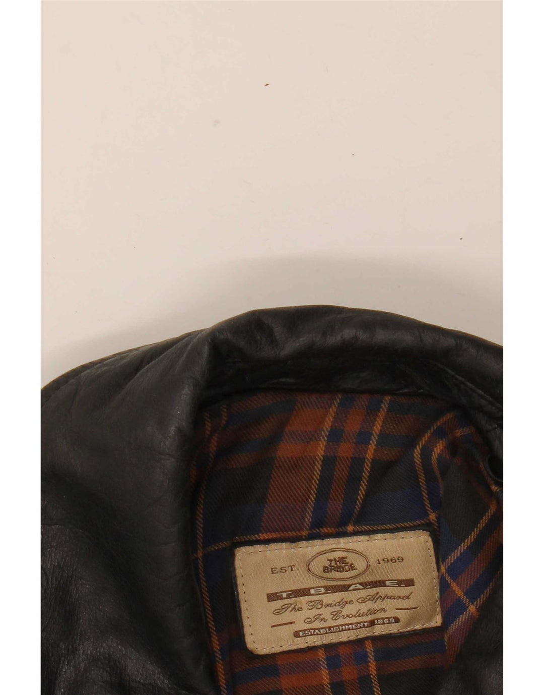 The Bridge Mens Leather Jacket IT 50 Large Black