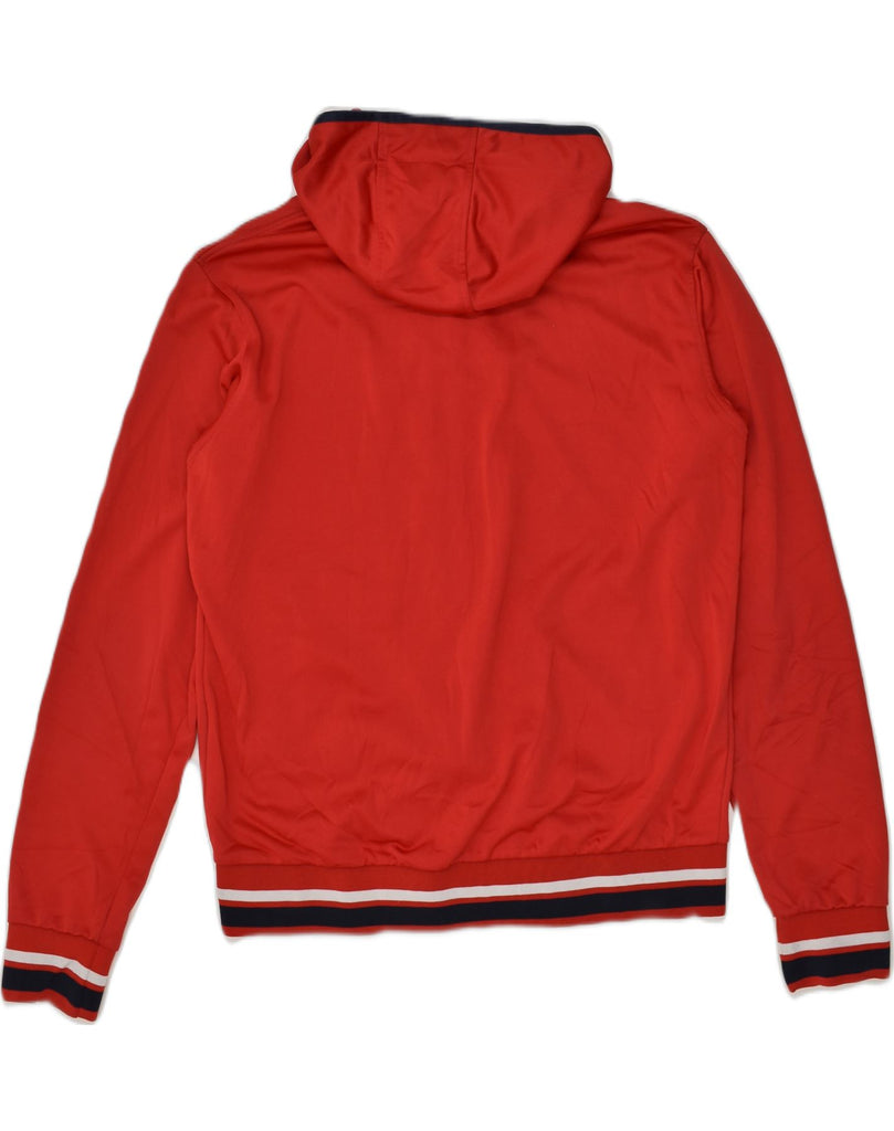 ASICS Mens Zip Hoodie Sweater Medium Red | Vintage Asics | Thrift | Second-Hand Asics | Used Clothing | Messina Hembry 