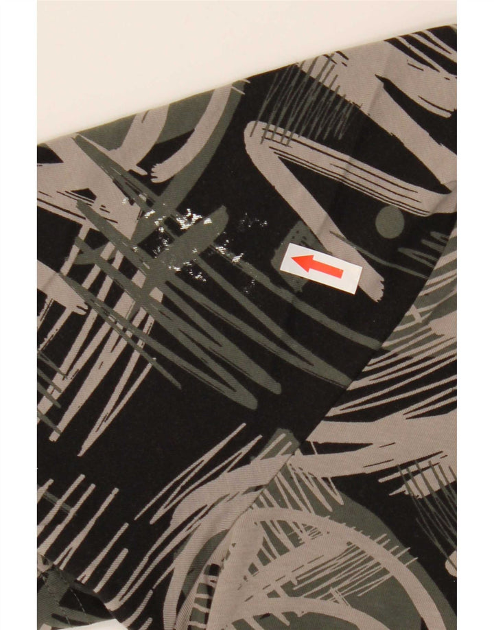 Puma Mens Abstract Pattern Graphic T-Shirt Top Large Black Cotton