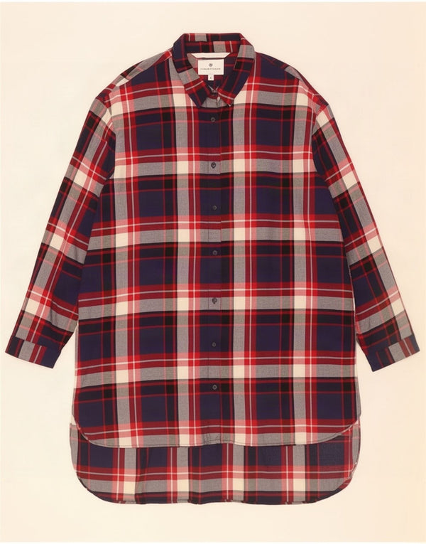 Zara Womens Shirt Dress UK 18 XL Multicoloured Check Modal
