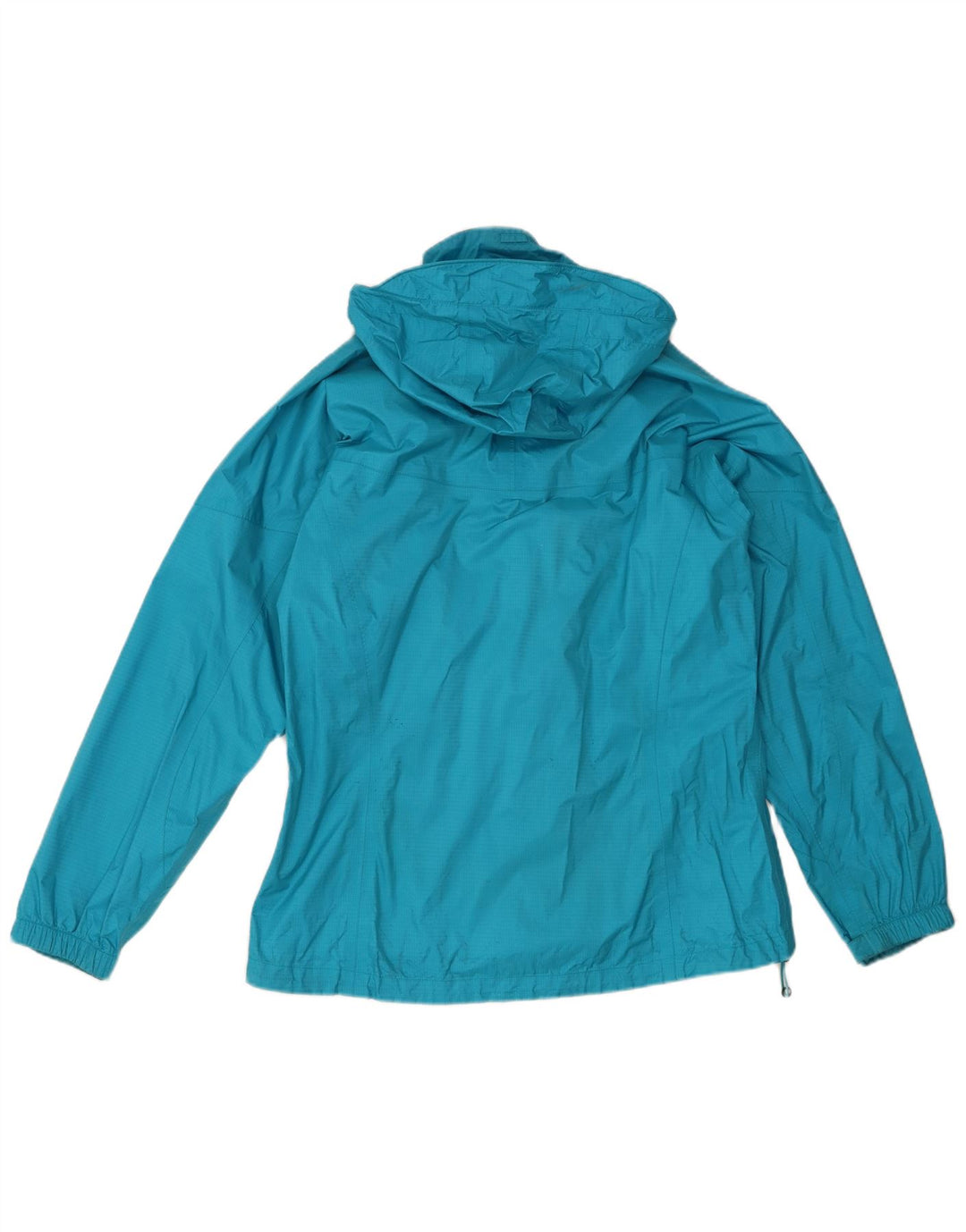 Marmot Womens Hooded Rain Jacket UK 16 Large Blue Nylon