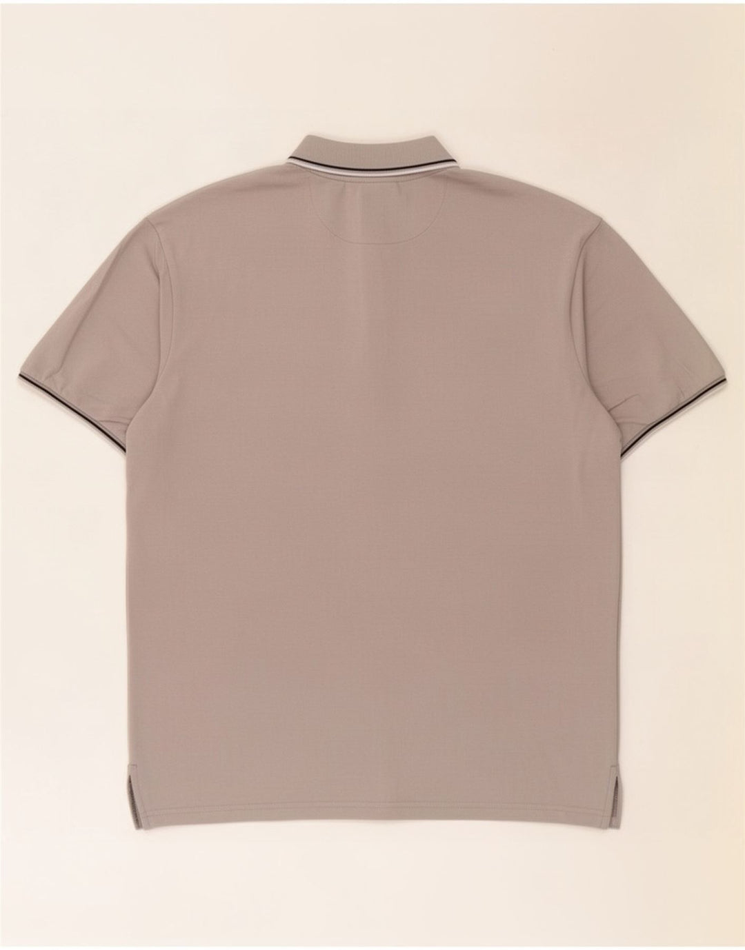 Champion Mens Polo Shirt 3XL Grey Striped