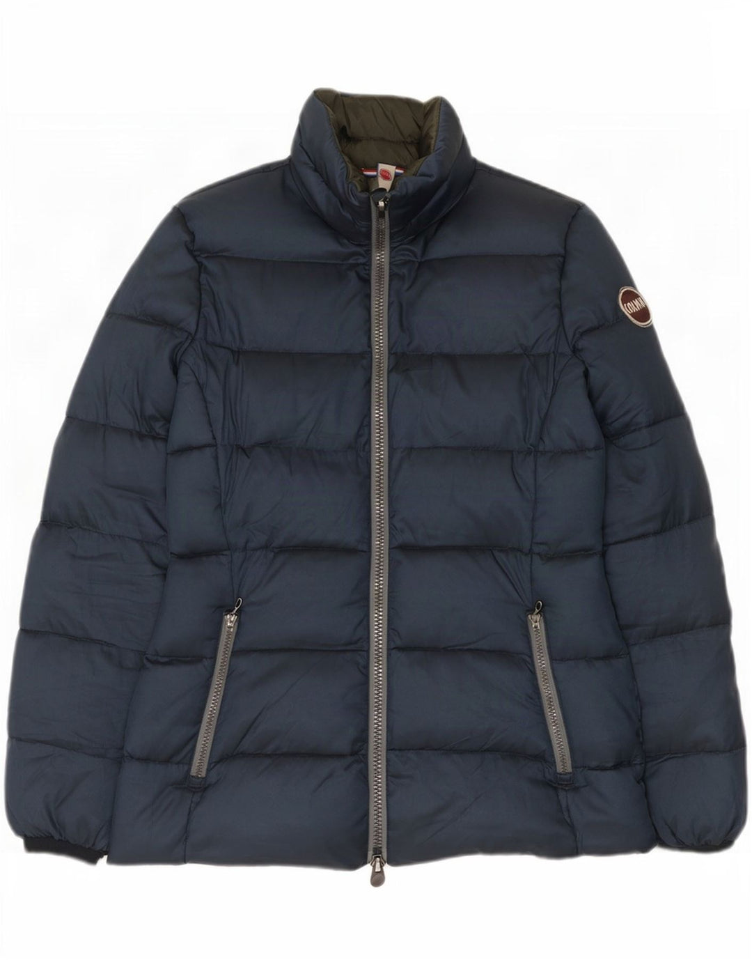 Colmar Womens Padded Jacket IT 42 Small Navy Blue Polyester