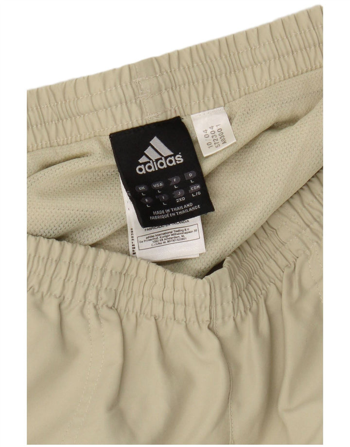 Adidas Mens Sport Shorts Large Green Polyester