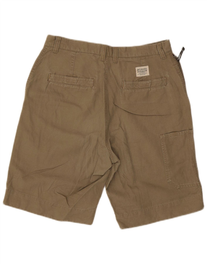 Columbia Mens Cargo Shorts W32 Medium  Khaki Cotton