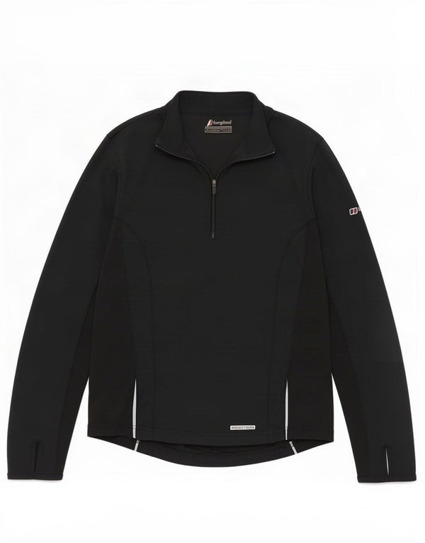 Berghaus Womens Pullover Tracksuit Top UK 14 Medium Navy Blue Colourblock