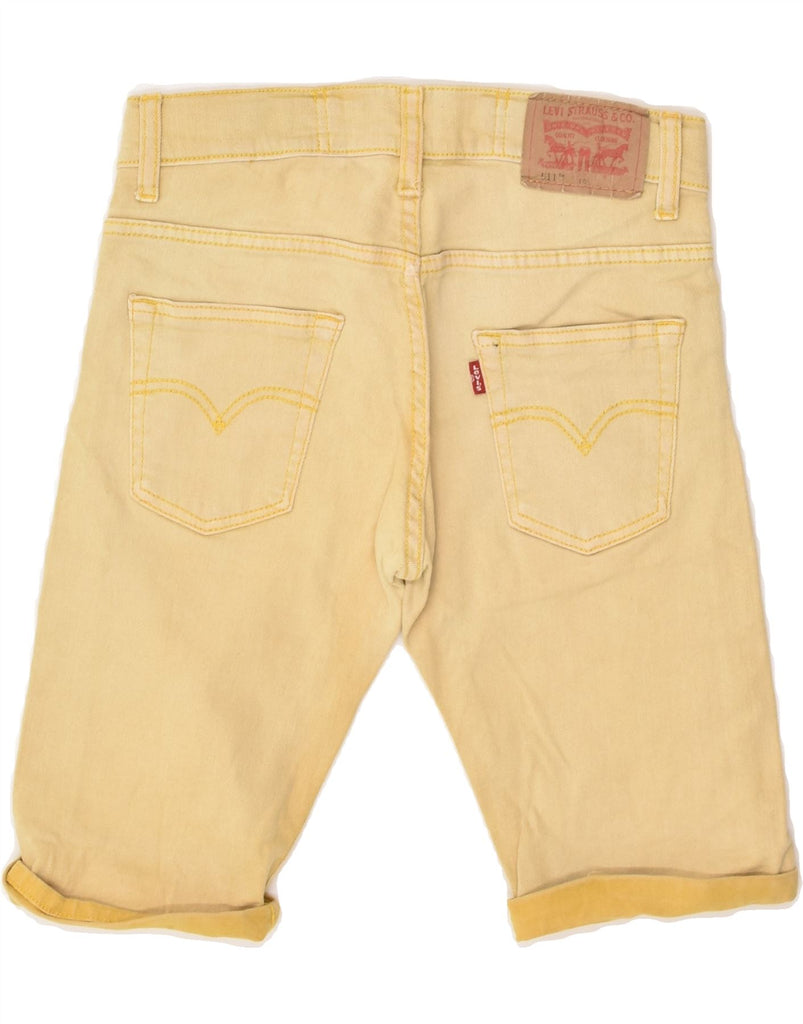 LEVI'S Boys 511 Slim Denim Shorts 9-10 Years W26  Yellow Cotton | Vintage Levi's | Thrift | Second-Hand Levi's | Used Clothing | Messina Hembry 