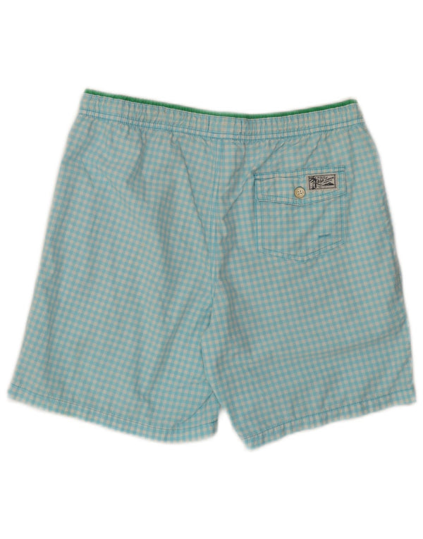 Polo Ralph Lauren Boys Swimming Shorts 15-16 Years XL Turquoise Gingham
