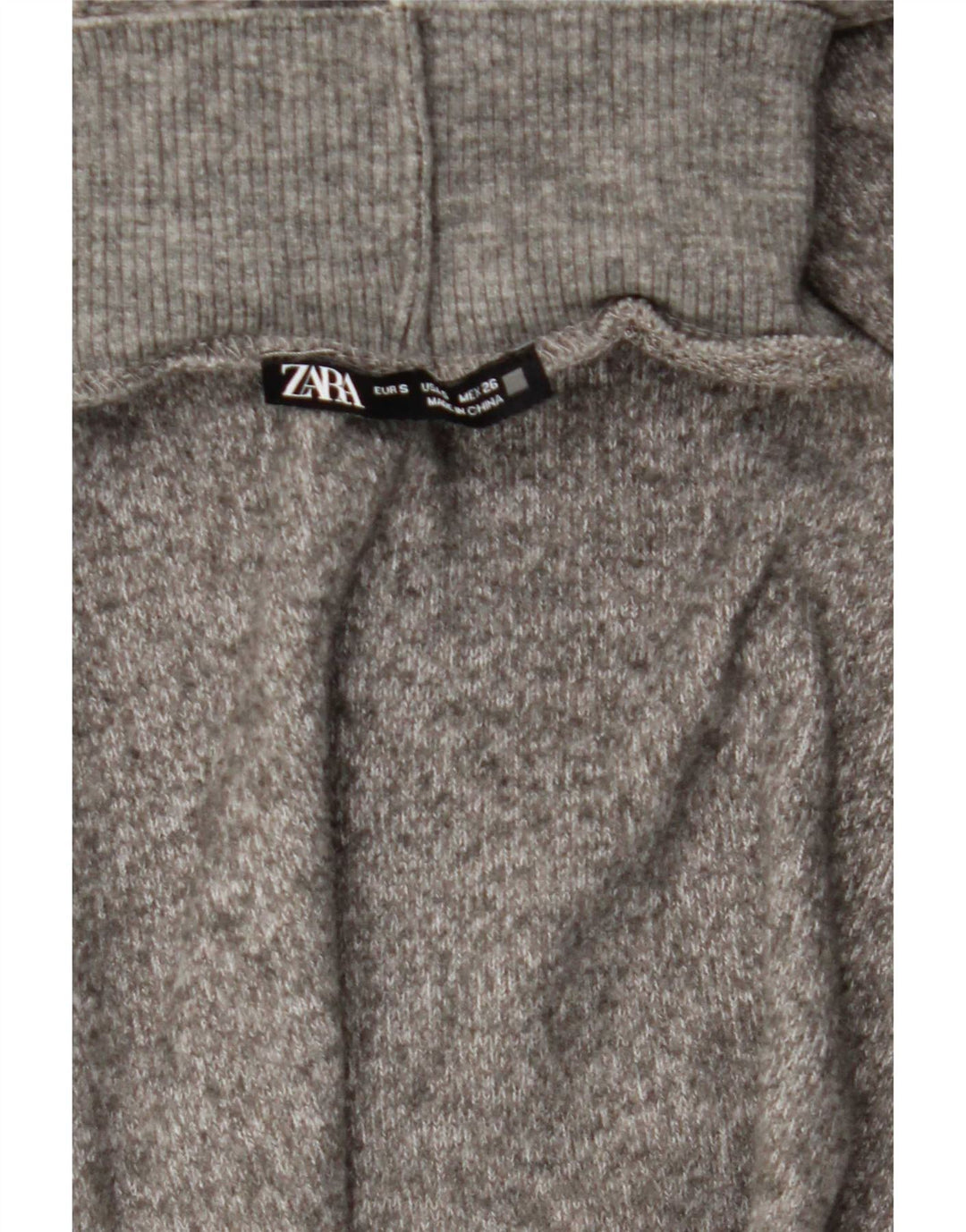 Zara Womens Long Sleeve Maxi Dress UK 8 Small Grey