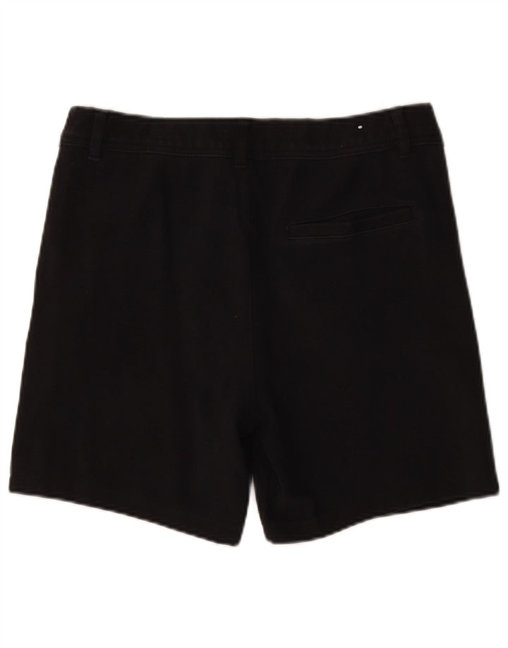 Zara Mens Chino Shorts Medium W31 Black Cotton