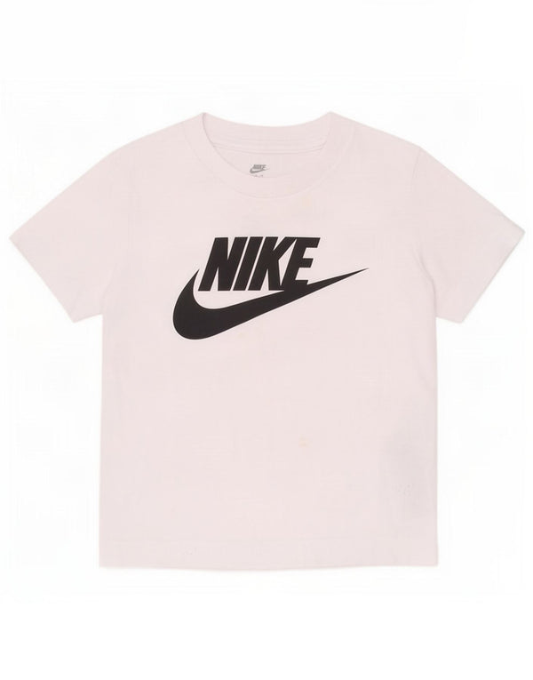 Nike Boys Graphic T-Shirt Top 2-3 Years White Cotton