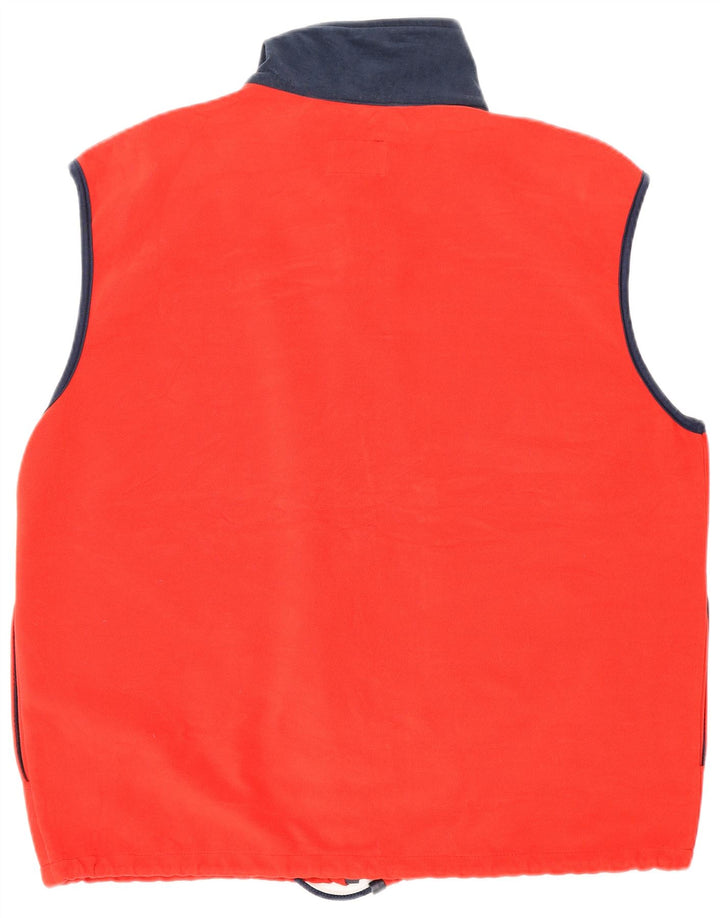 Aesse Mens Sleeveless Tracksuit Top Jacket XL Red