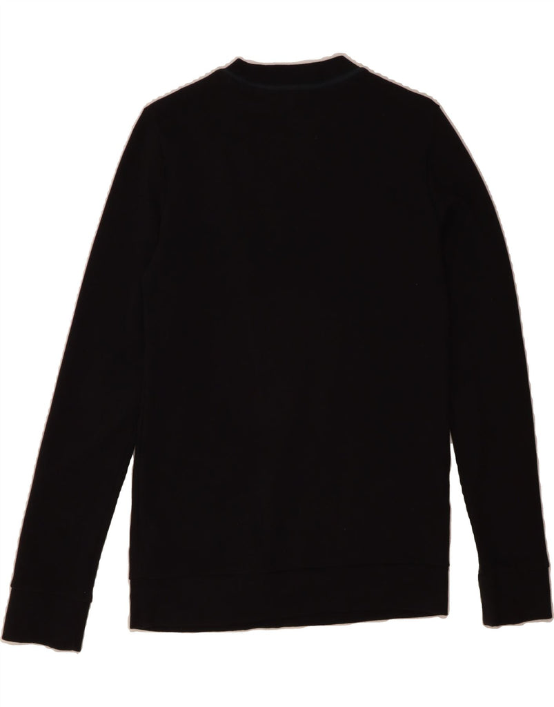REEBOK Mens Classic Graphic Sweatshirt Jumper XS Black Cotton Vintage Reebok and Second-Hand Reebok from Messina Hembry 