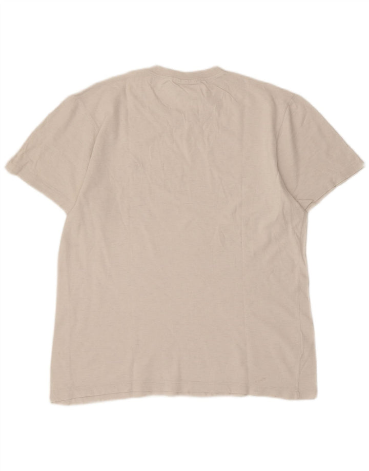 Lacoste Mens T-Shirt Top Size 4 Medium White Cotton