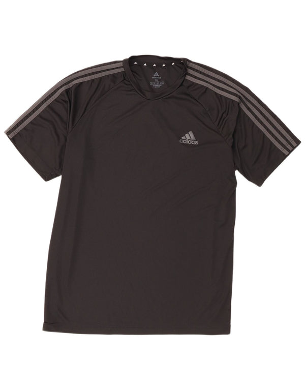 Adidas Mens Aeroready T-Shirt Top XL Black Polyester