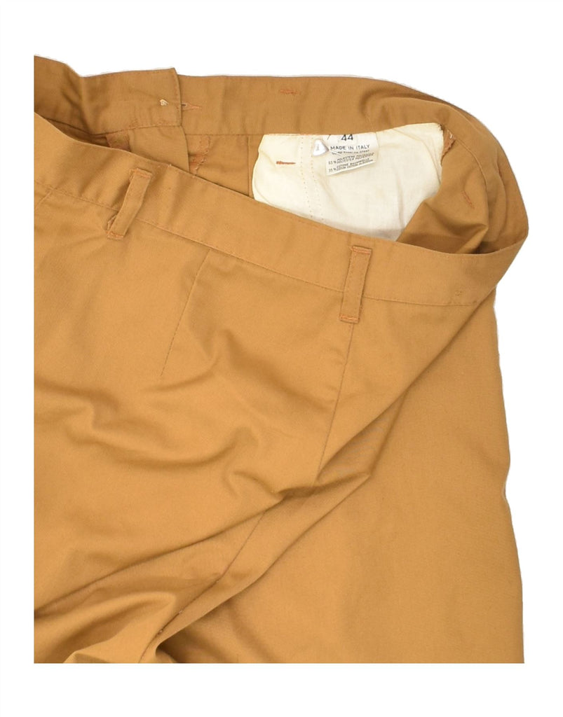 BENETTON Womens Tapered Pegged Casual Trousers IT 44 Medium W28 L28 Brown | Vintage Benetton | Thrift | Second-Hand Benetton | Used Clothing | Messina Hembry 