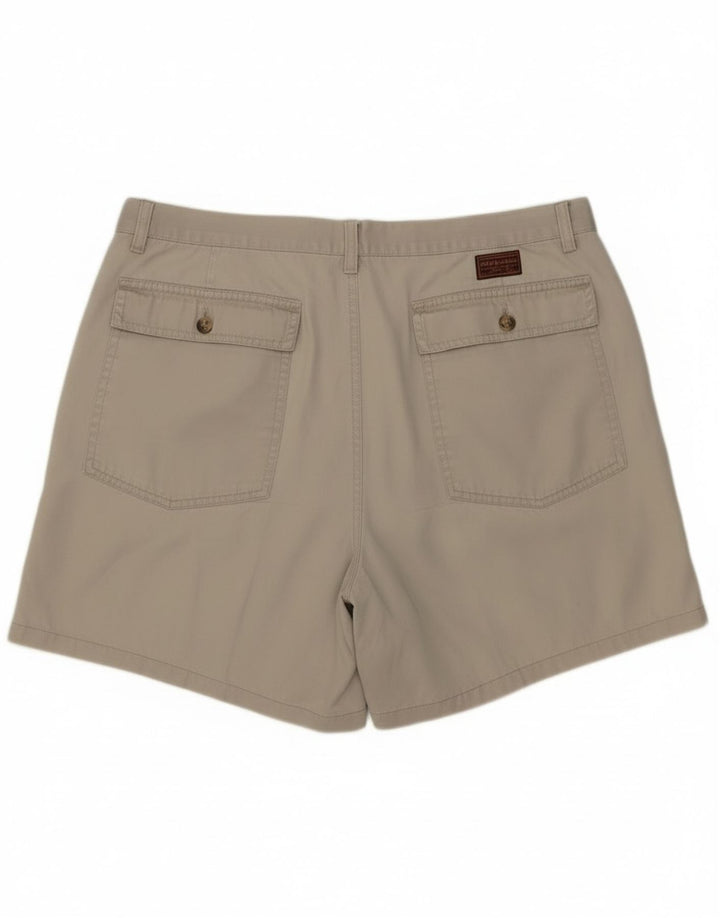 Rifle Mens Pegged Chino Shorts W36 Large  Beige