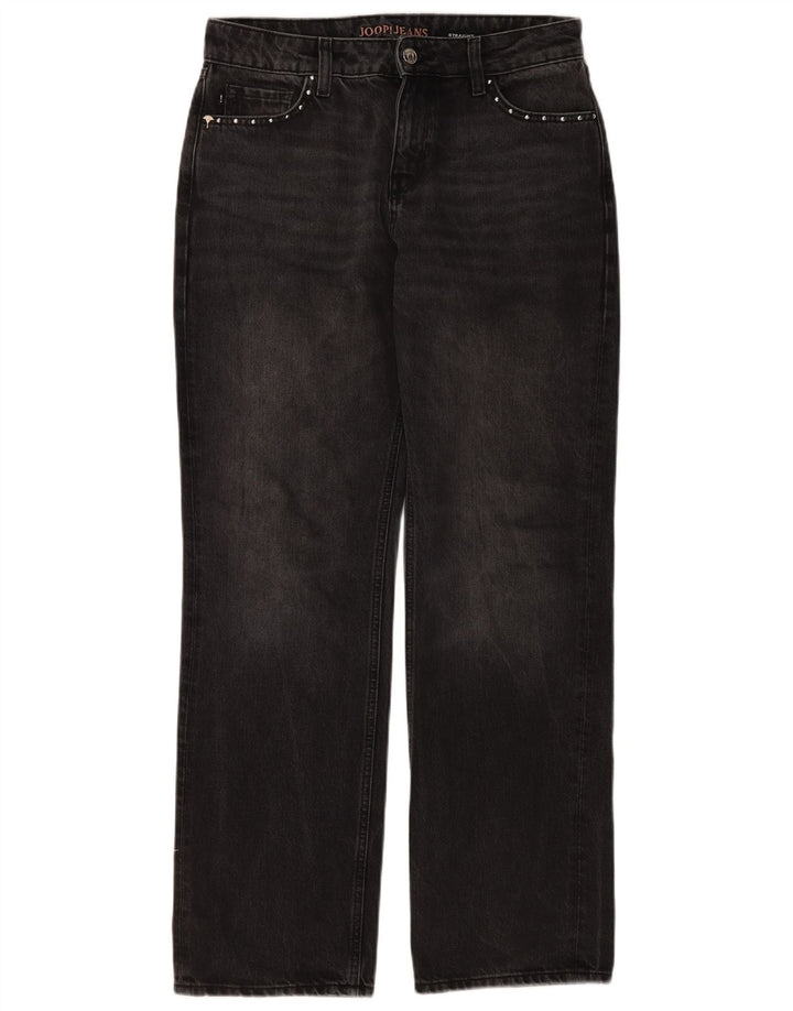 Joop Womens Straight Jeans W30 L32 Grey Cotton
