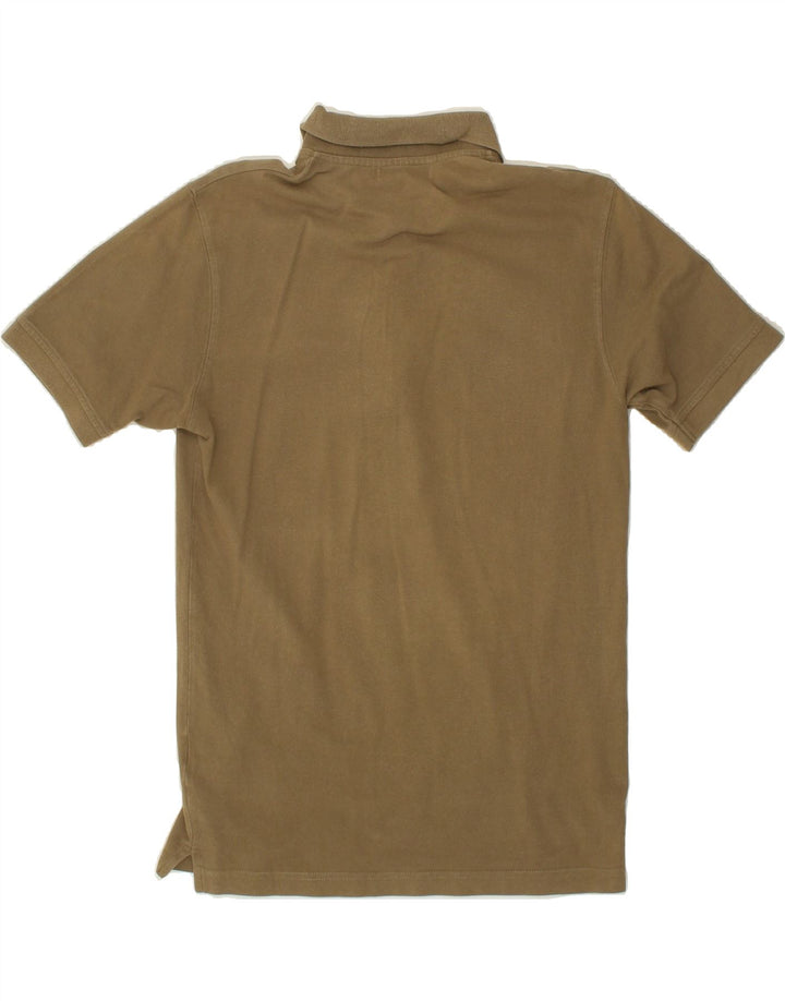 ASICS Mens Polo Shirt Medium Brown Cotton Vintage Asics and Second-Hand Asics from Messina Hembry 