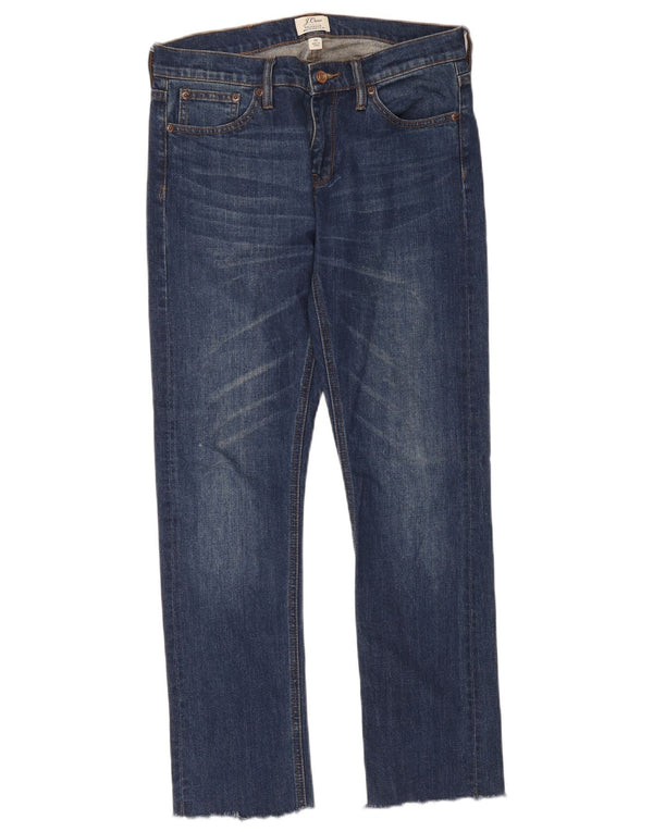 J. Crew Mens Matchstick Straight Jeans W28 L28 Blue Cotton