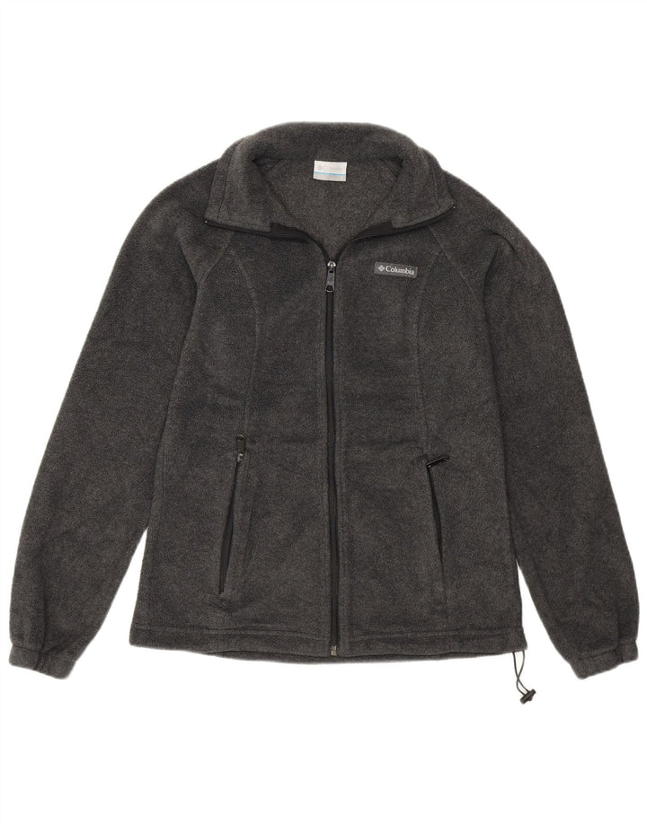 COLUMBIA Womens Fleece Jacket UK 10 Small Grey Polyester