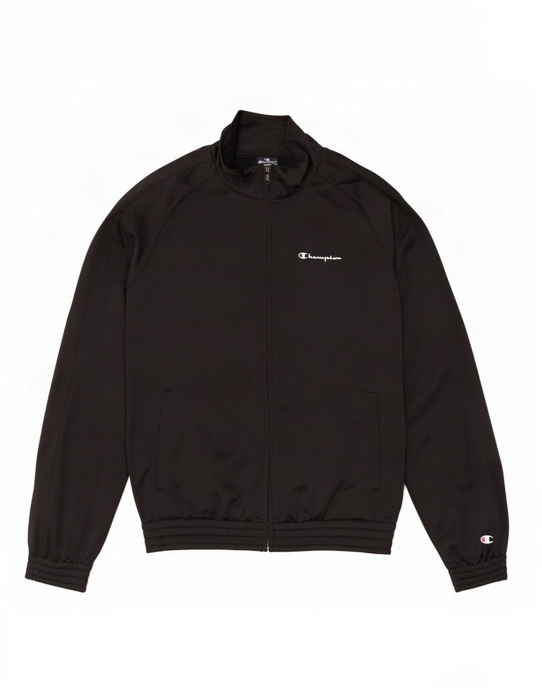 Champion Mens Tracksuit Top Jacket Small Black Polyester